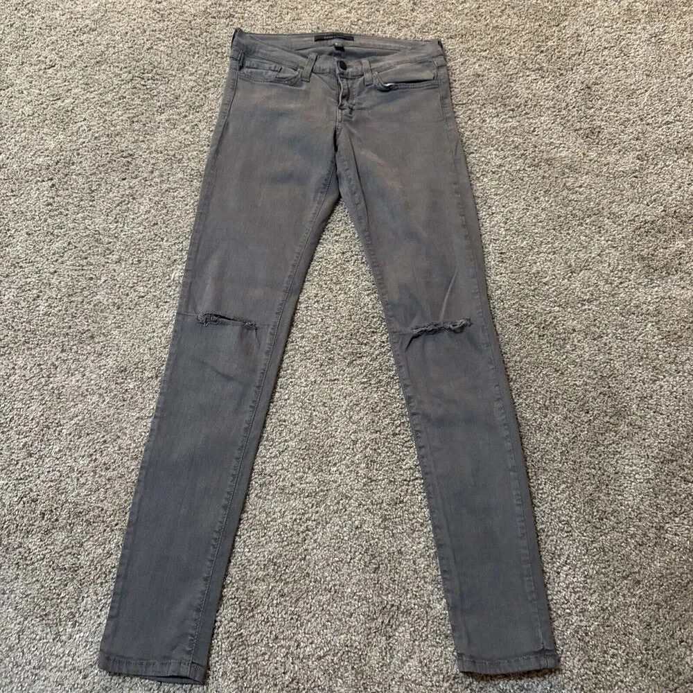Flying Monkey Platinum Jeans Womens Denim Destroyed Grunge Distressed Size 26